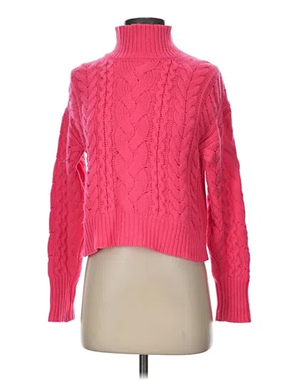 Pre-owned Jcrew Cashmere Pullover Sweater In Pink