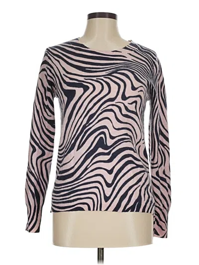 Pre-owned Jcrew Cashmere Pullover Sweater In Pink