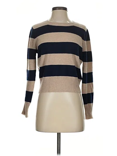 Pre-owned Jcrew Cashmere Pullover Sweater In Tan