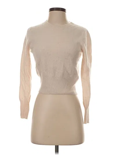 Pre-owned Jcrew Cashmere Pullover Sweater In Tan