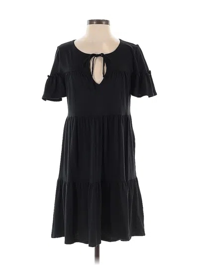 Pre-owned Jcrew Casual Dress In Black