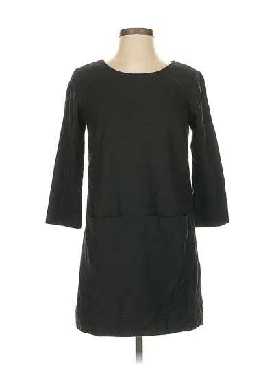Pre-owned Jcrew Casual Dress In Black