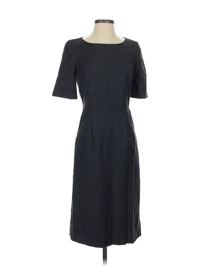 Pre-owned Jcrew Casual Dress In Black