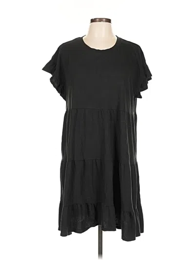 Pre-owned Jcrew Casual Dress In Black