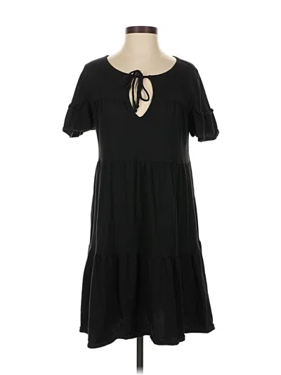 Pre-owned Jcrew Casual Dress In Black