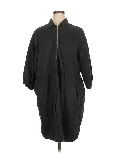 Pre-owned Jcrew Casual Dress In Black