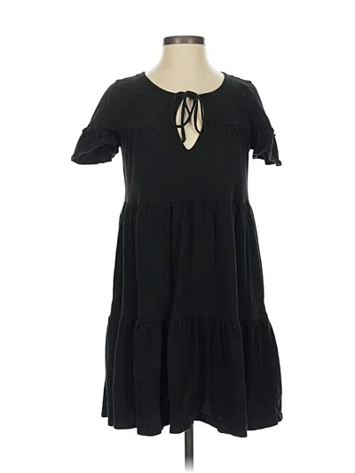 Pre-owned Jcrew Casual Dress In Black