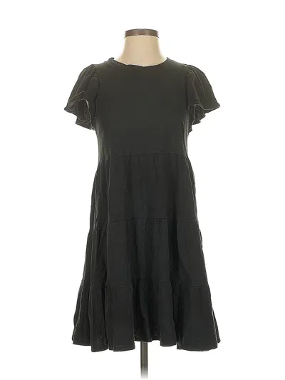 Pre-owned Jcrew Casual Dress In Black
