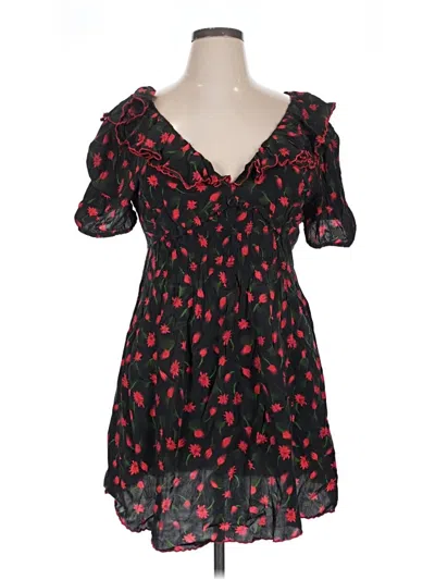 Pre-owned Jcrew Casual Dress In Black