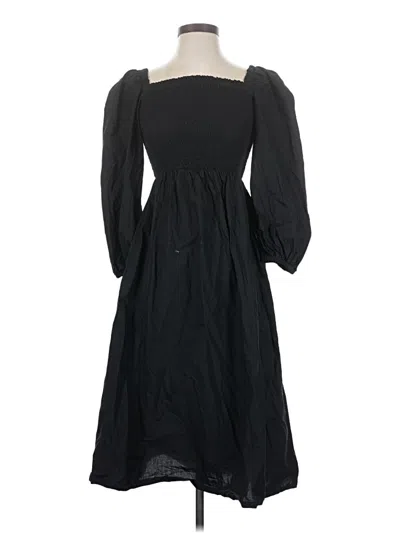 Pre-owned Jcrew Casual Dress In Black