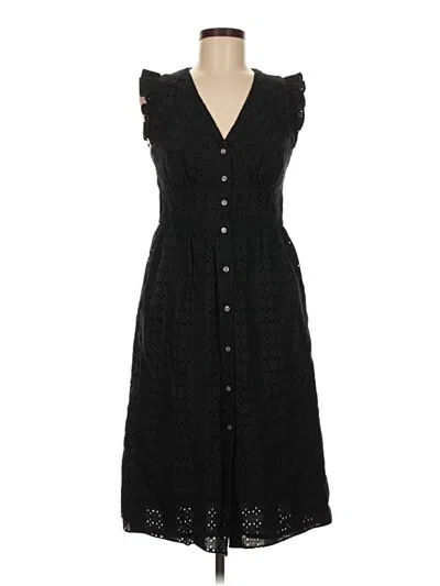 Pre-owned Jcrew Casual Dress In Black
