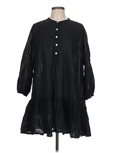 Pre-owned Jcrew Casual Dress In Black