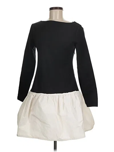 Pre-owned Jcrew Casual Dress In Black