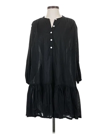 Pre-owned Jcrew Casual Dress In Black