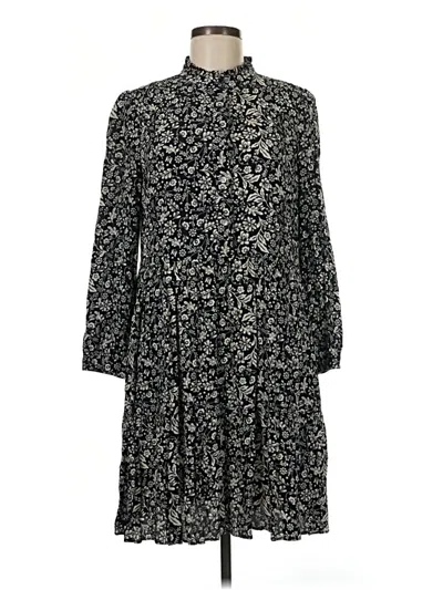 Pre-owned Jcrew Casual Dress In Black