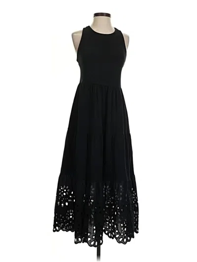 Pre-owned Jcrew Casual Dress In Black