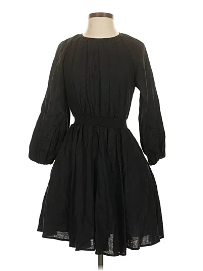 Pre-owned Jcrew Casual Dress In Black