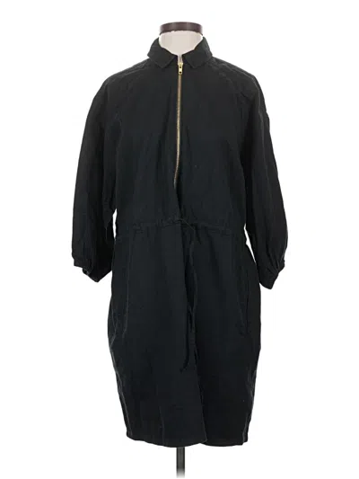 Pre-owned Jcrew Casual Dress In Black