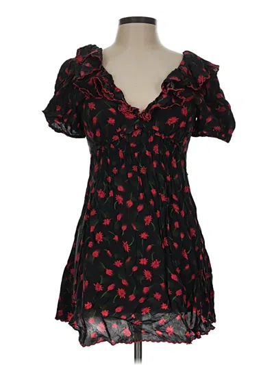 Pre-owned Jcrew Casual Dress In Black