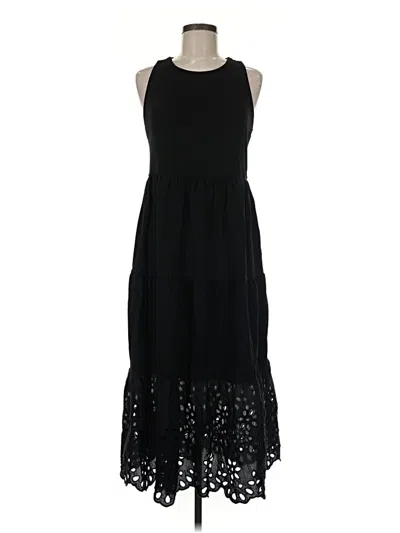 Pre-owned Jcrew Casual Dress In Black