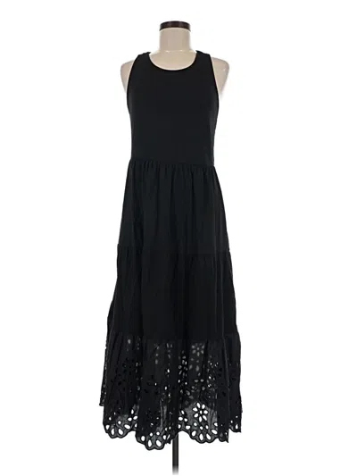 Pre-owned Jcrew Casual Dress In Black