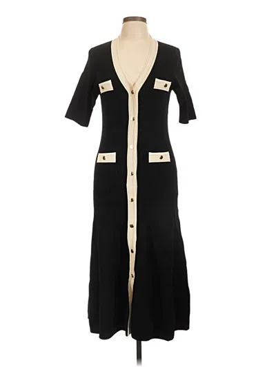 Pre-owned Jcrew Casual Dress In Black