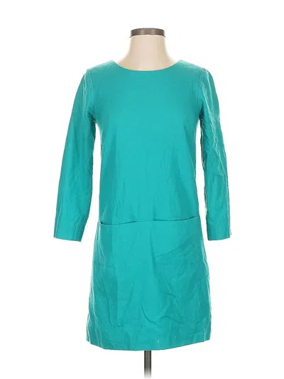 Pre-owned Jcrew Casual Dress In Blue