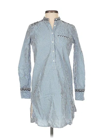 Pre-owned Jcrew Casual Dress In Blue