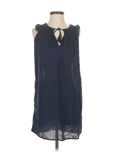 Pre-owned Jcrew Casual Dress In Blue