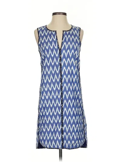 Pre-owned Jcrew Casual Dress In Blue