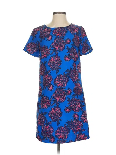 Pre-owned Jcrew Casual Dress In Blue