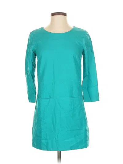 Pre-owned Jcrew Casual Dress In Blue