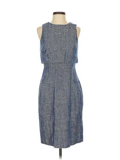 Pre-owned Jcrew Casual Dress In Blue