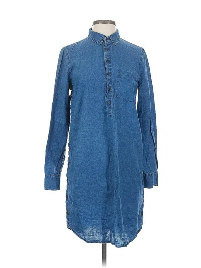 Pre-owned Jcrew Casual Dress In Blue