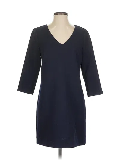 Pre-owned Jcrew Casual Dress In Blue