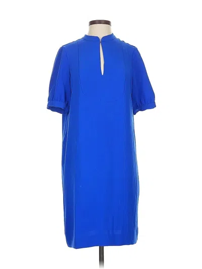 Pre-owned Jcrew Casual Dress In Blue