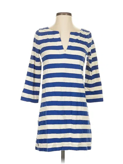 Pre-owned Jcrew Casual Dress In Blue