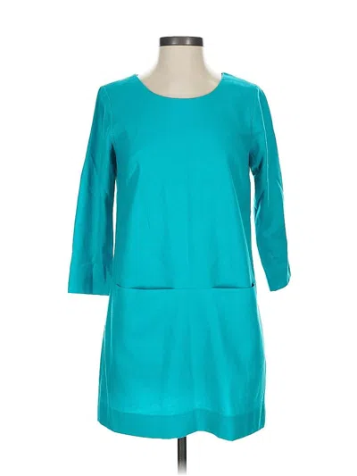 Pre-owned Jcrew Casual Dress In Blue