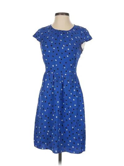 Pre-owned Jcrew Casual Dress In Blue
