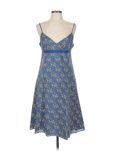 Pre-owned Jcrew Casual Dress In Blue