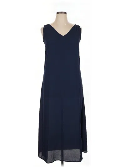 Pre-owned Jcrew Casual Dress In Blue