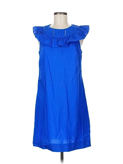 Pre-owned Jcrew Casual Dress In Blue
