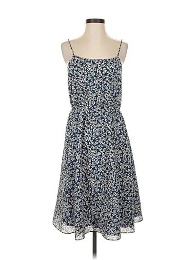 Pre-owned Jcrew Casual Dress In Blue