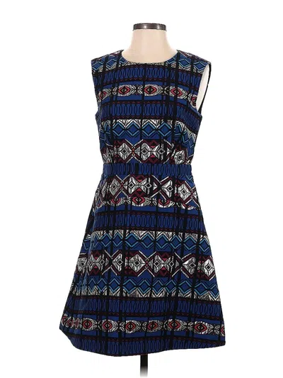 Pre-owned Jcrew Casual Dress In Blue