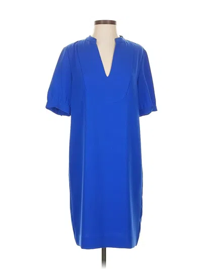 Pre-owned Jcrew Casual Dress In Blue