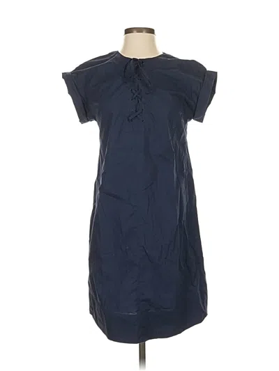 Pre-owned Jcrew Casual Dress In Blue