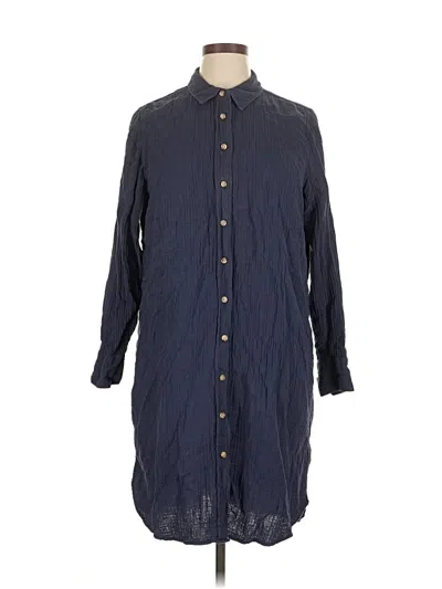 Pre-owned Jcrew Casual Dress In Blue