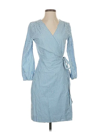 Pre-owned Jcrew Casual Dress In Blue