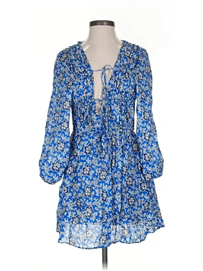 Pre-owned Jcrew Casual Dress In Blue