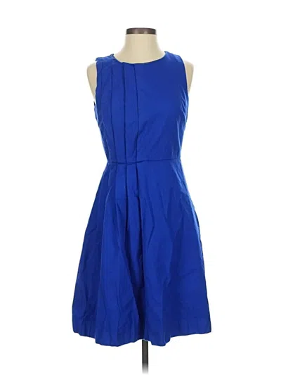 Pre-owned Jcrew Casual Dress In Blue